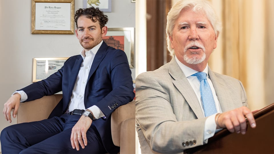 Photo of Partners Jay Harvey and Sean A. McConnell